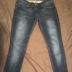 Straight leg jeans
